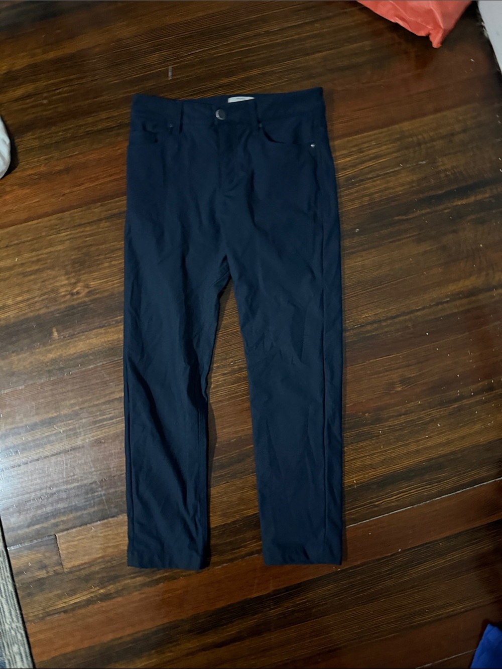 Slim Straight Navy performance Pants
